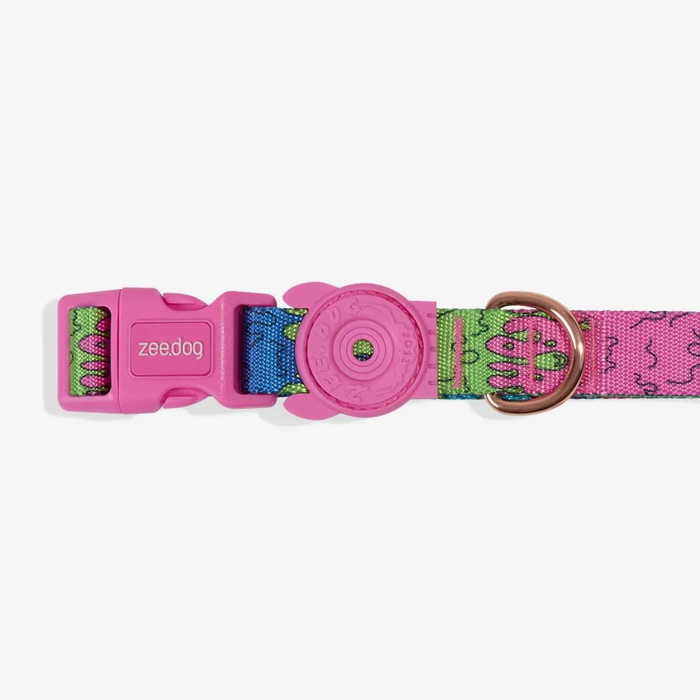 Zee.Dog Melted Lords of Zee.Town Dog Collar