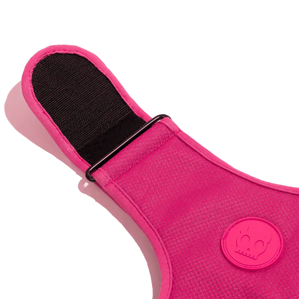 Zee.Dog Pink Led Adjustable Air Mesh Harness