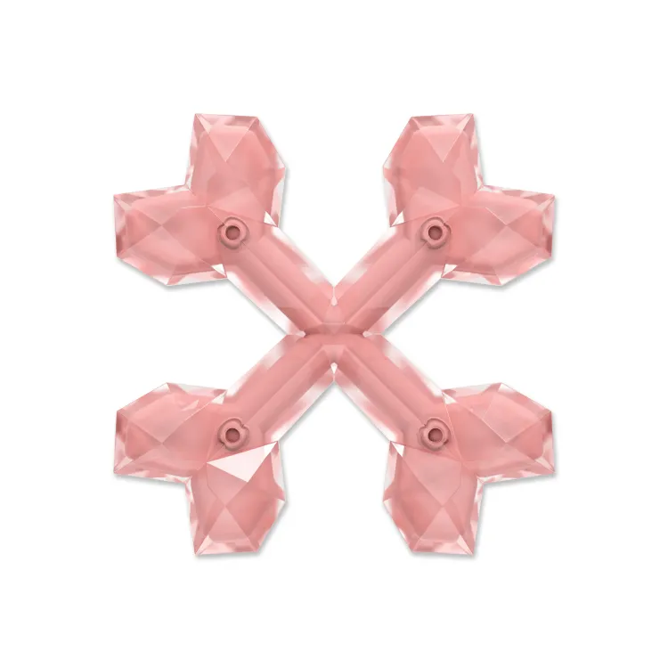 Zeus Duo Cross, 15cm, Coral, Chicken Scent