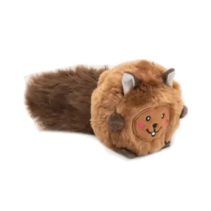 Zippy Paws Bushy Throw Squirrel