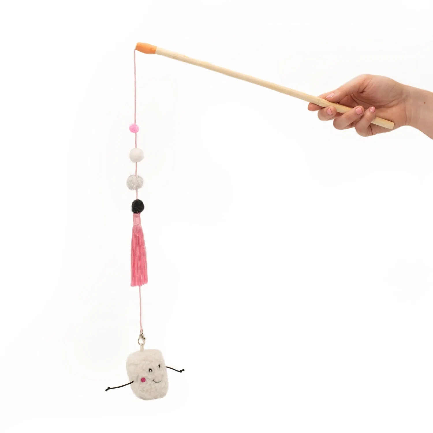 Zippy Paws Zippy Claws Catnip ZippyStick Marshmallow Wand Cat Toy***